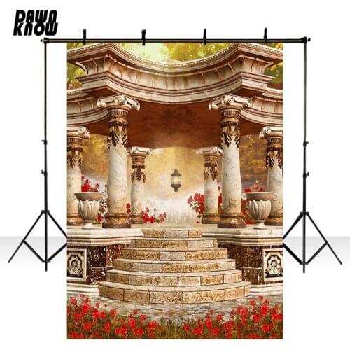 DAWNKNOW Flower Vinyl Photography Background For Newborn Step Photo Shoot Backdrop For Personal Photo Studio lv354