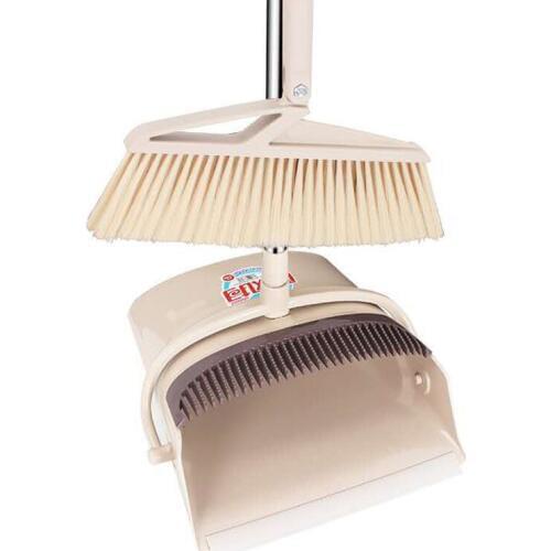Rotatable Broom And Dustpan Foldable Set Long Handle Dustpan Extendable Sweep Set Dust Pan And Broom Combo 360 Degree Clearance