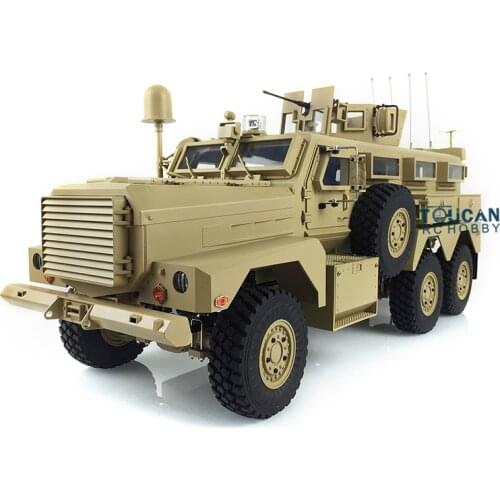 1/12 6*6 RC Cougar 6x6 MRAP Vehicle 16CH Radio Explosion Proof Car ESC Motor TH16379