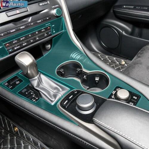 Anti Scratch TPU Sticker Car Interior Console Gear Panel Protective Film For Lexus RX 2016-On RX 300 350 400 450h Accessories