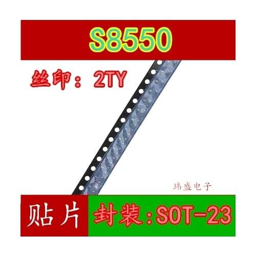 10pcs S8550 2TY MMBT8550LT1G SOT23