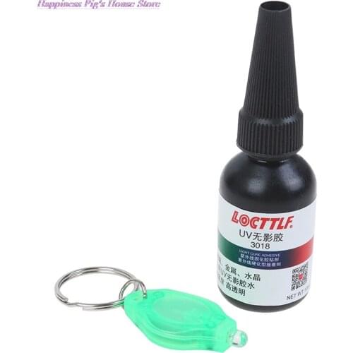 Acrylic metal glue Powerful and quick UV Resin Hard Type Ultraviolet Solidify Resin Crafts Clear Adhesive for DIY Jewelry Mold