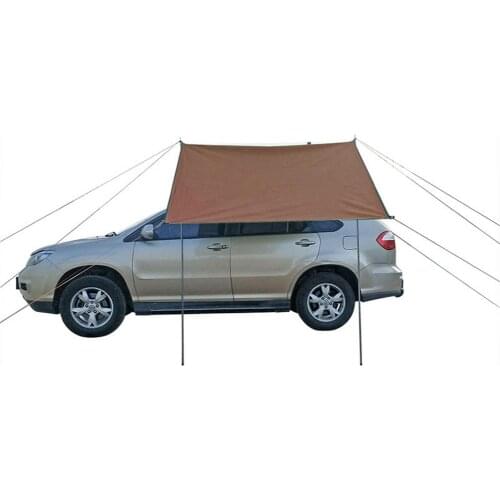 3 Sizes Car Side Awning Large Space Car Camping Tent Shade Outdoor Waterproof Car Side Tail Awning Sun Shelter For Self-driving