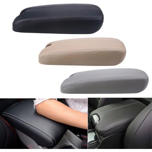 Black/Gray/Beige Leather Car Armrest Cover Center Console Armrest Lid for Honda Accord 2008-2015 Car Styling Interior Parts