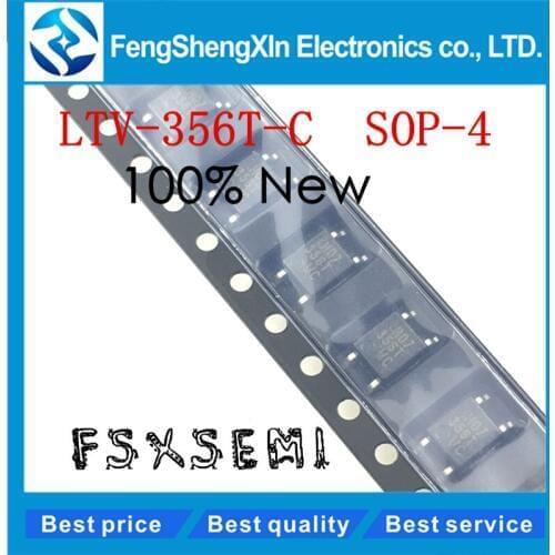 100pcs/lot New LTV356T LTV-356T-C 356T SOP-4 The photoelectric coupler
