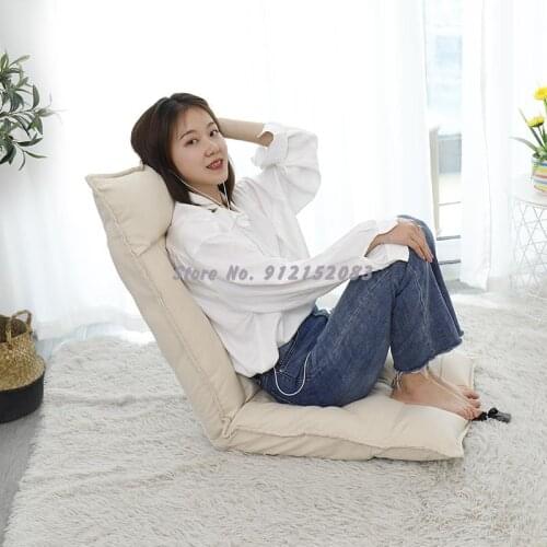 Lazy sofa tatami folding chair single small sofa bed bedroom balcony bay window leisure chair