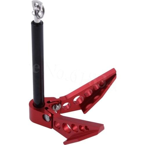 Metal Foldable Winch Anchor Earth For 1/10 Axial SCX10 TAMIYA CC01 RC4WD D90 D110 RC Rock Crawler Climbing Car Decor Parts