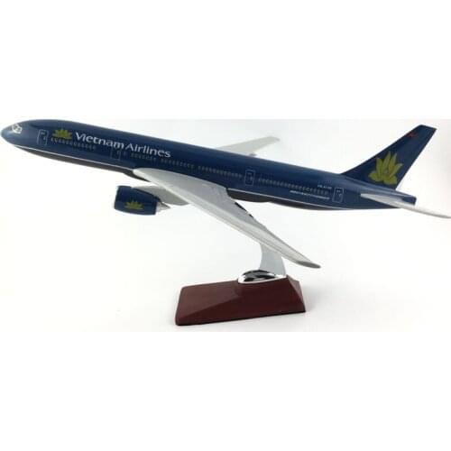 AIR PASSENGER PLANE 777VIETNAM AIRLINES AIRCRAFT MODEL MODEL PLANE SIMULATION 45CM ALLOY CHRISTMAS TOYS GIFTS