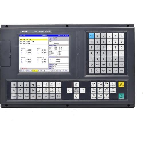 New 4 Axis CNC Lathe&Turning Controller with English panel CNC990TDc servo