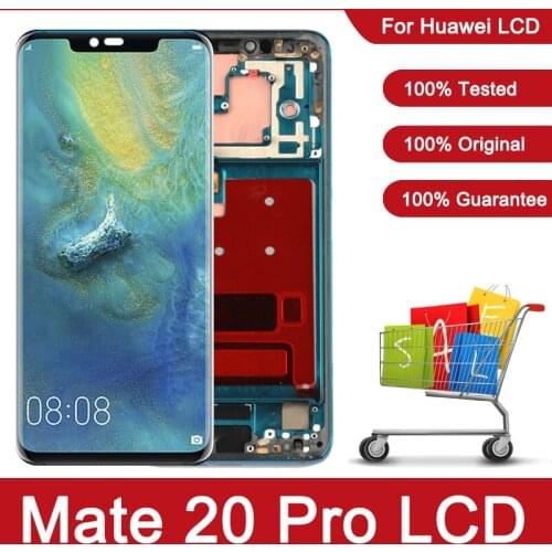 Original 6.39'' Display Replacement For Huawei Mate 20 Pro LYA-L29 LCD Touch Screen Digitizer Assembly For Huawei Mate20 Pro
