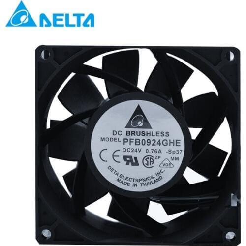 Delta PFB0924GHE 24V 0.76A ABB ACS510/550 Inverter Fan 9238 9CM Axial fan