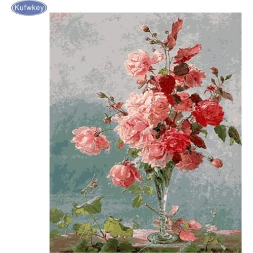 Full,Diamond Embroidery,5D diy Diamond Painting red Peony,flowers,Cross Stitch,3D,Diamond Mosaic,Needlework,home decoration