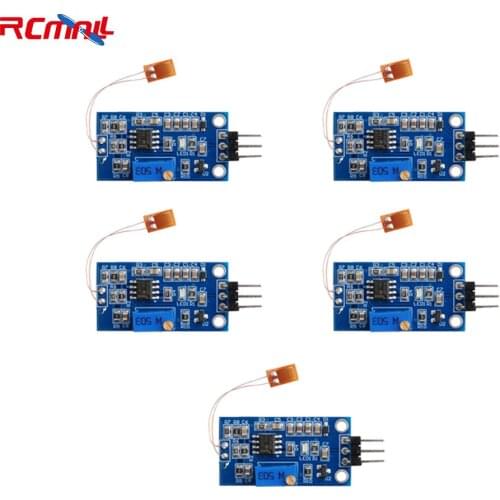 RCmall 5Pcs Strain Gauge Bending Test Sensor Module Charge Amplifier Voltage Output Module