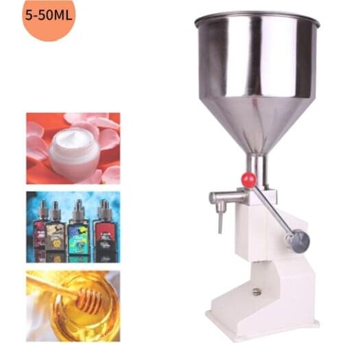 5 to 50ml A03 Manual Paste/Liquid Filling Machine Oil/Cream/Honey Hand Paste Filler Youlian Machine