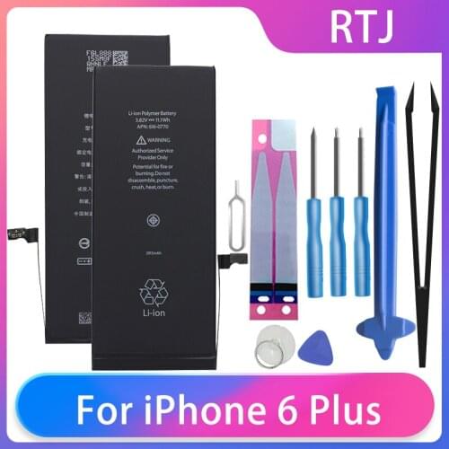 Runtianjin Replacement Cell Phone Batteries For iPhone 6 Plus 6P 2915mAh High Capacity Battery Free Tools AKKU