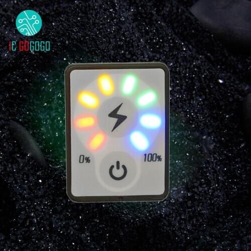 TD16 12V 24V 2S 3S 4S 5S 6S 7S Lithium Battery Capacity Indicator Touch Button Power Display Lead-acid Li-ion Tester Detector