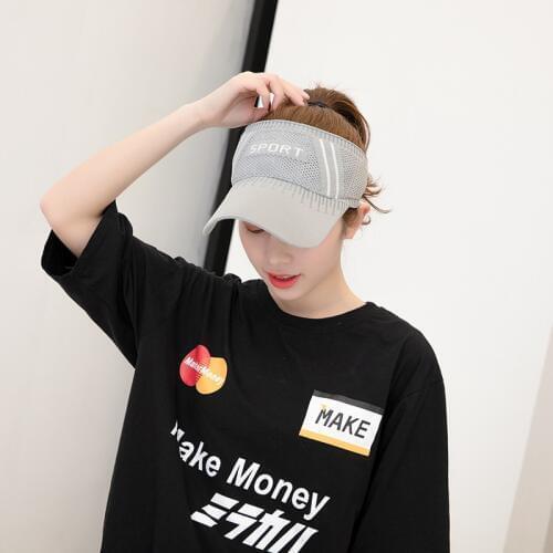 Outdoor Womens Casual Trip Travel Sun Visor Caps Knitted Hats Sport Topless Empty Exposed Sunshade Beach Casquette Golf Hat