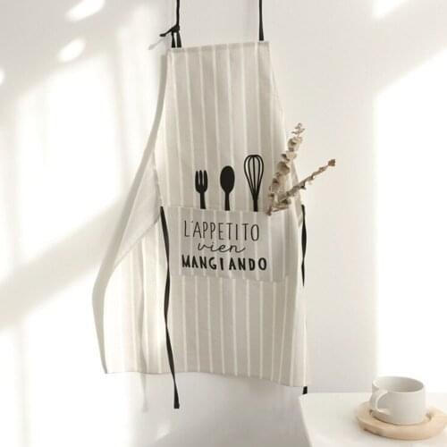 Waterproof Apron Woman Adult Bibs Home Cooking Baking Coffee Shop Cleaning Aprons Kitchen Accessory