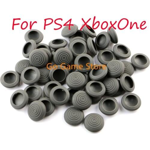 20pcs Non-slip Thread Silicone Analog Joystick Grip Caps Cases for Doulshock 4 PS4 XBOX ONE Controller