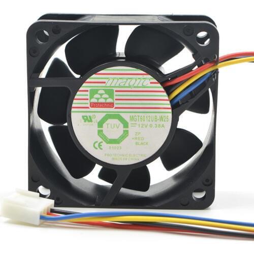 FOR Yongli 6025 mgt6012ub-025 12V 0.35a 6CM/ cm heat dissipation fan in power cabinet