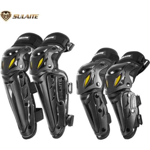 SULAITE Motorcycle Knee Protector And Elbow Pads Motosiklet Knee Protective Gear Protector Guards Kit,K-1201