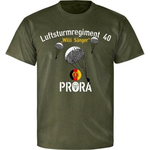 Luftsturmregiment 40 Prora DDR KSK Parachutists Willi Sanger T-Shirt. Summer Cotton Short Sleeve O-Neck Mens T Shirt New S-3XL