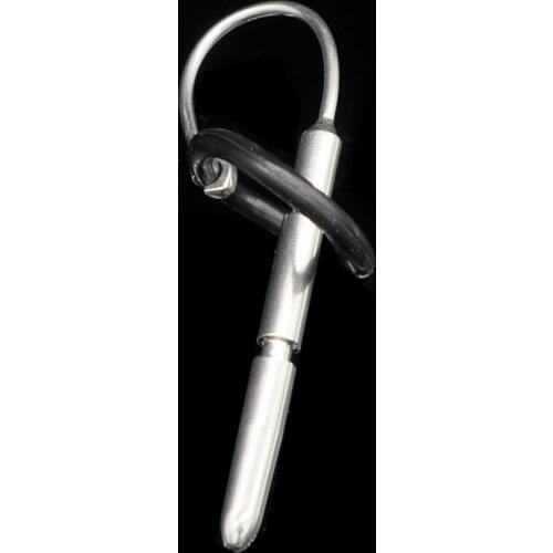 Stainless Steel Penis Insertion Urethral Sound Dilators Silicone Cock Ring Cbt Sex Toys For Men Chastity Penis Plug