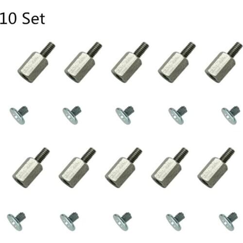 10 Set Hand Tool Mounting Kits Stand Off Screw Hex Nut For MSI PC Laptop M.2 SSD Motherboard X6HA