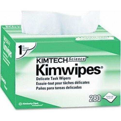 280PCS/packes Kimwipes/kimperly wipes Optical fiber wiping paper, dust-free paper, fiber cleaner,free shipping
