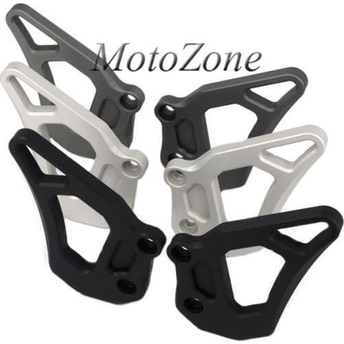 Motorcycle CNC Aluminum Foot Rest Foot Pegs Heel Plates Guard Protector For BMW R1200GS LC 13-18 R1200GS LC Adventure 14-18