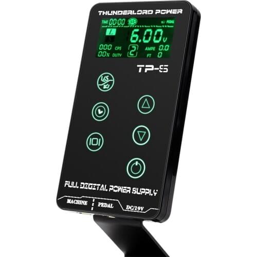 Tattoo Power Supply Tatuagem For Tattoo Machines Touch Screen Source TP-5 Digital LCD Makeup Dual Tattoo Power Supplies