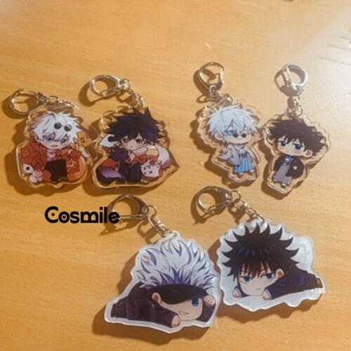 Cosmile Anime Jujutsu Kaisen Gojo Satoru acrylic keychain keyring strap stand toy display limited cute cosplay christmas gift C