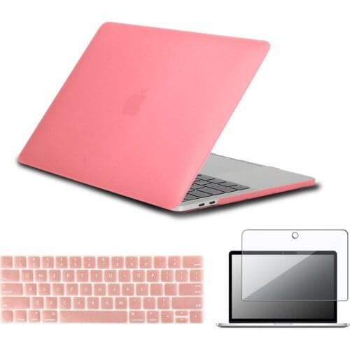 Case for Macbook Pro 13" A2338 M1 2020/Air 13" A2337/Pro 15"/Air 11" Matte Laptop Cover+Keyboard Film+Screen Protector