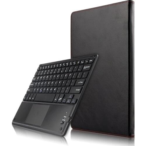 Touchpad Keyboard case for Teclast M40SE M40 SE Tablet Case for Teclast M40 P20 P20HD Bluetooth Keyboard PU Leather stand Cover