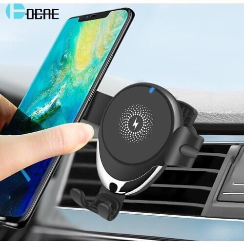 DCAE Air Vent Wireless Car Charger Gravity Mount for Samsung S10 S9 S8 15W Fast Charging Holder For iPhone 11 Pro XS MAX XR X 8