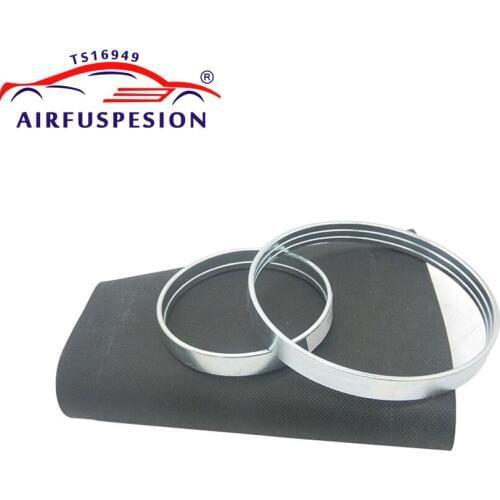 For BMW F01 F02 F04 Rear Air Spring Rubber Sleeve Bladder With Rings Air suspension repair kits Bellow 37126796929 37126796930