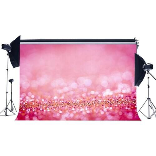 Bokeh Backdrop Glitter Sequins Sparkles Neons Romantic Decoration Wallpaper Photography Background for Girls Lover Wedding Party