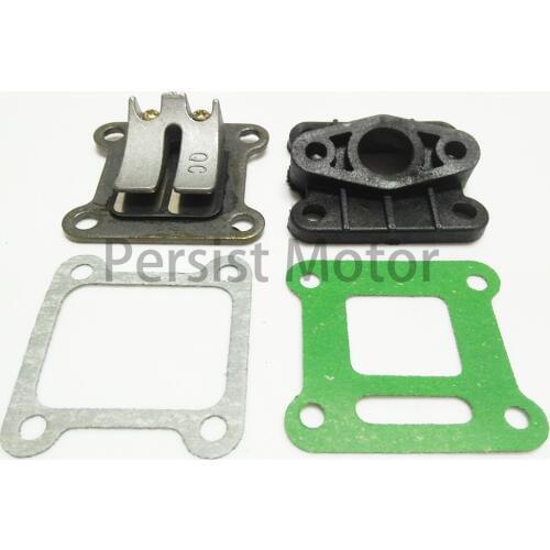 Reed Valve Inlet Intake Manifold Gaskets fit 47cc 49cc Mini Moto Dirt Pocket Bike ATV Quad Go Kart Scooter