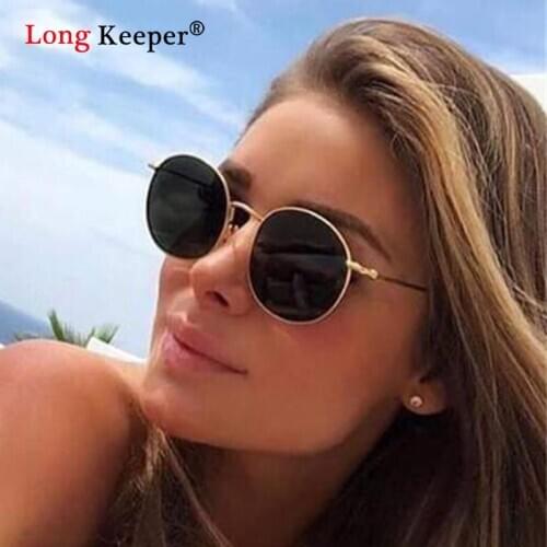 2020 Fashion Luxury Brand Sunglasses Women/Men Classic Round Outdoor Sun Glasses UV400 vintage Mirror Gafas De Sol Hombre