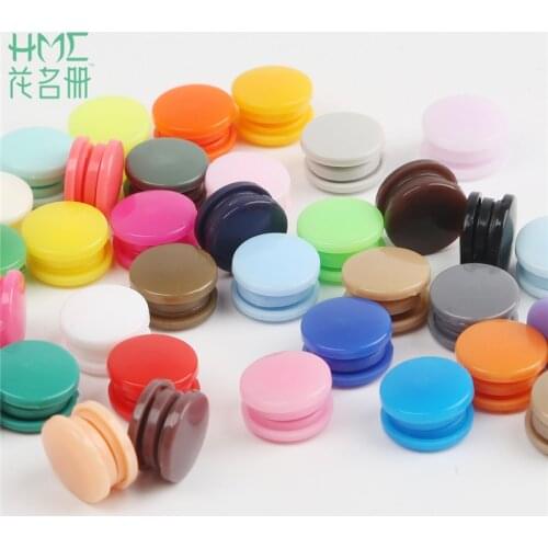 Wholesale 50 Sets 12mm Round Plastic Snaps Button Fasteners Quilt Cover Sheet Button Garment Accessories For Baby Clothes Clips