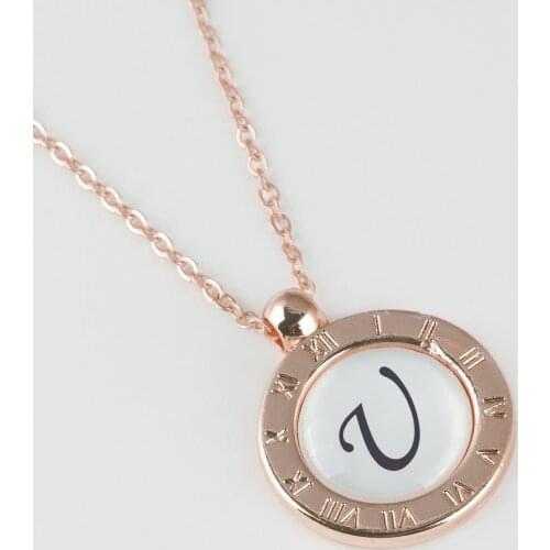 Roz Color Letter Necklace