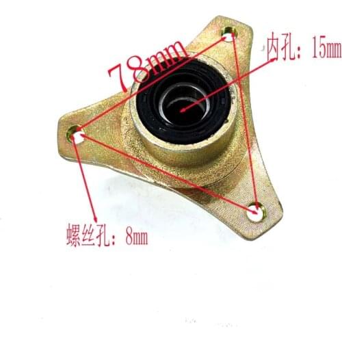 15mm Front Wheel Hub Fit For China 49cc 50cc 110cc 125cc Mini Kids Go Kart Golf Cart Buggy Karting ATV UTV Quad Bike Parts