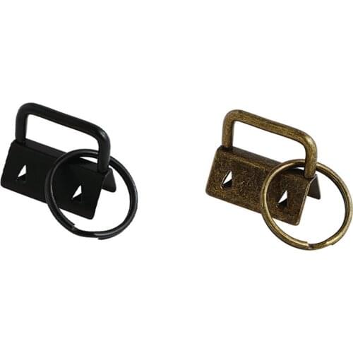 Bag Making Supplies 26mm Metal Tail Clip with Key Ring Hand-made DIY Bag Purse Making Supplies Bag Strap Clip TN88