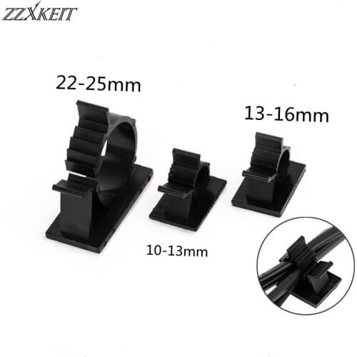 30pcs Self-adhesive Driving Recorder Cable Holder Fixer Clips Wire Organizer Adhesive Charger Cord Management Car GPS Clamp