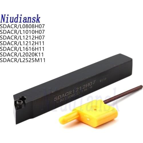 SDACR0808 SDACR1010 SDACR1212H07 Tool Arbor CNC Lathe Tools SDACR1616H11 SDACR2020K11 SDACR2525M11 External Turning Tool Holders