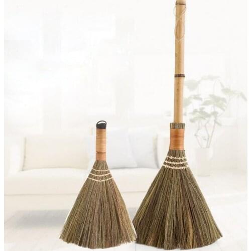 Vanzlife Wood Floor Sweeping Broom Soft Hair Fur Household Floor Cleaning Tools Manual Archaize Broom Sweeper