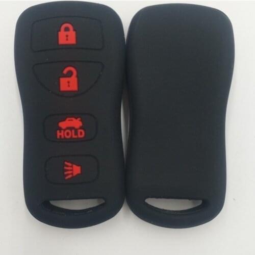 2PC Key Cover For Nissan 2017 2018 Qashqai Skyline Juke Alissa x-Trail Remote Control Silicone Key Cover Case For Keychain Alarm