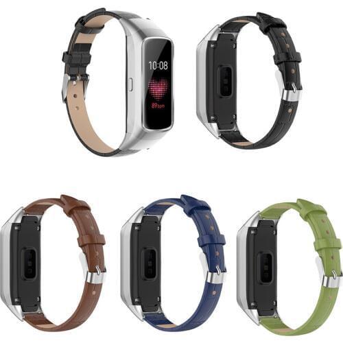 Replacement Leather Watch Band Strap for Samsung Galaxy fit SM-R370 Quick Release Watchband Wrist Straps for Galaxy fit SM-R370