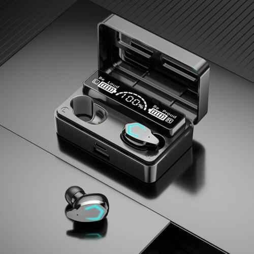 TWS Bluetooth-5.1 Earphones Wireless Headphone 9D Stereo Sports Waterproof Earbuds Headsets With Microphone Type-c Charging Box