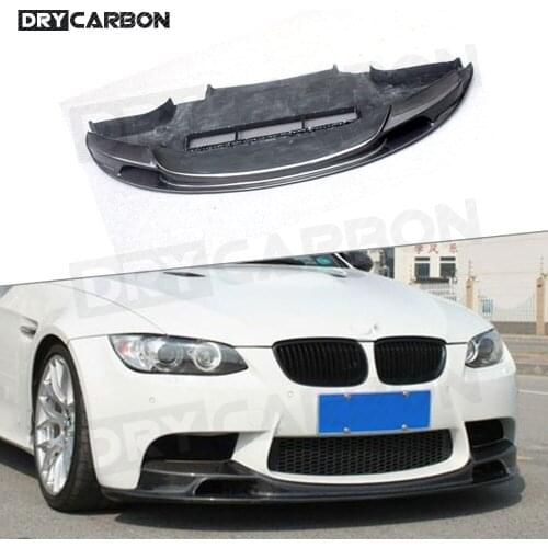 Carbon Fiber Front Lip Spoiler for BMW 3 Series E90 E92 E93 M3 2009-2012 GT-SV Style Head Bumper Chin Guard Car Styling